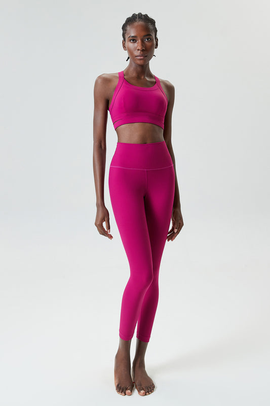 High Strength Shockproof Yoga Suit Women Tight Sports Fitness Running Clothes Quick Drying Clothes Two Piece Suit