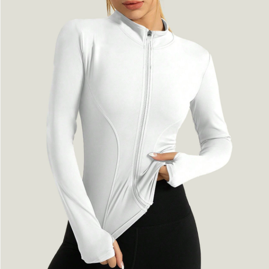 Outdoor Cycling Fitness Sports Yoga Jacket Quick Drying Clothes Quick Drying Long Sleeve Yoga Wear Top Long Sleeve Women