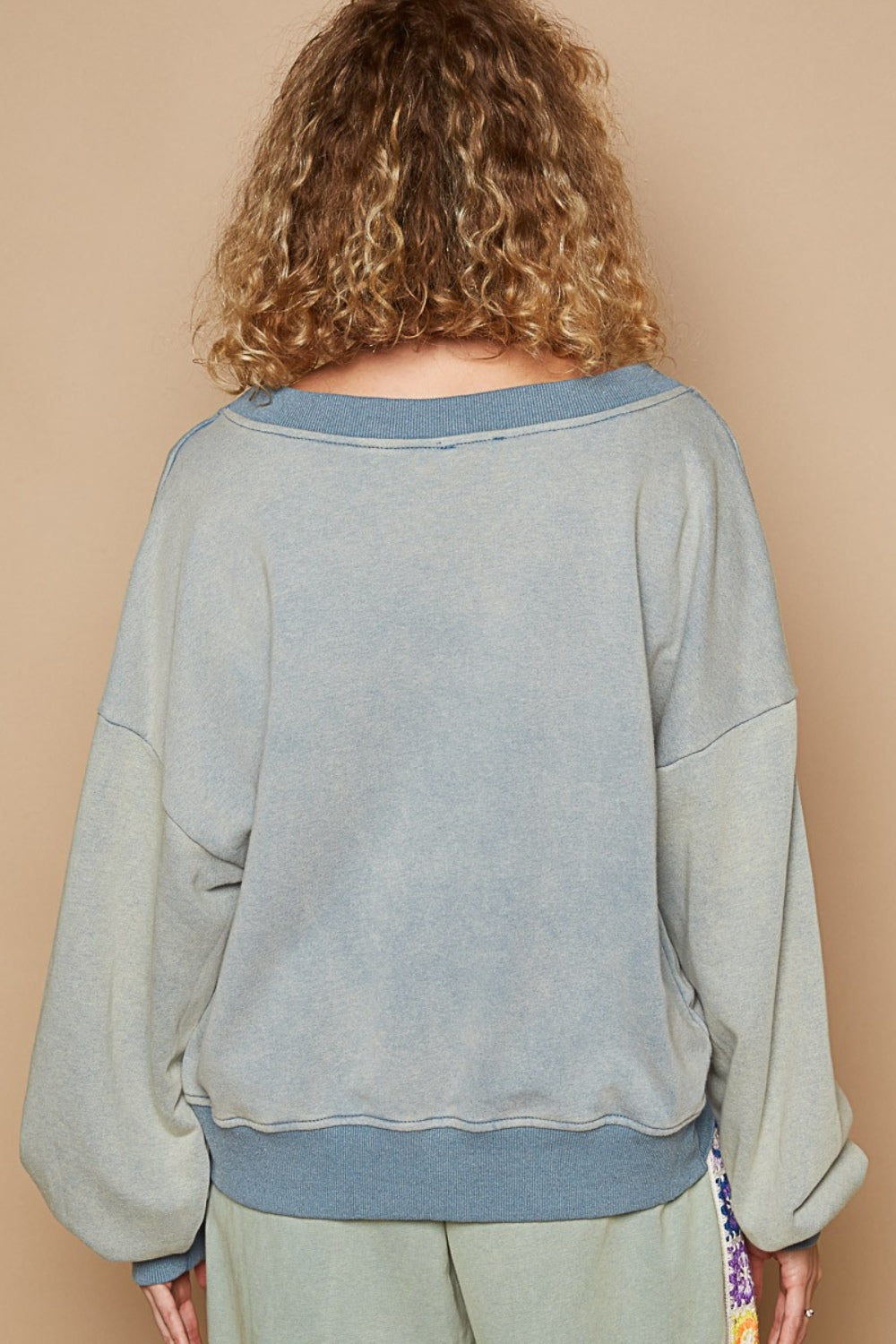 POL Cable Knit Cutout Long Sleeve Sweater