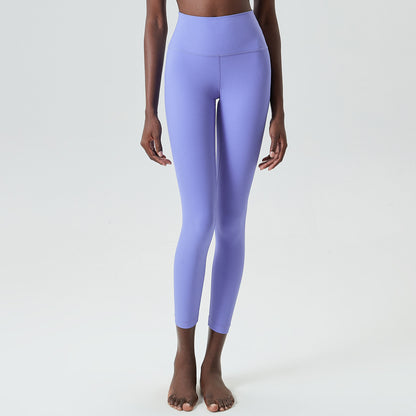 High Waist Classic Willow Leaf Striped Yoga Pants Women Glutinous Elastic Tight Bottoming Workout Exercise Pants