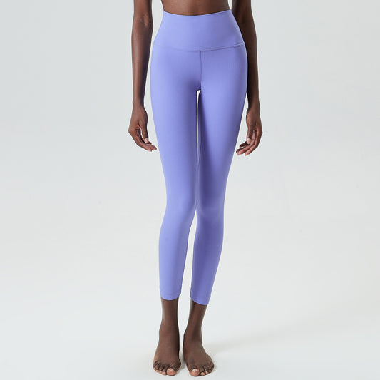 High Waist Classic Willow Leaf Striped Yoga Pants Women Glutinous Elastic Tight Bottoming Workout Exercise Pants