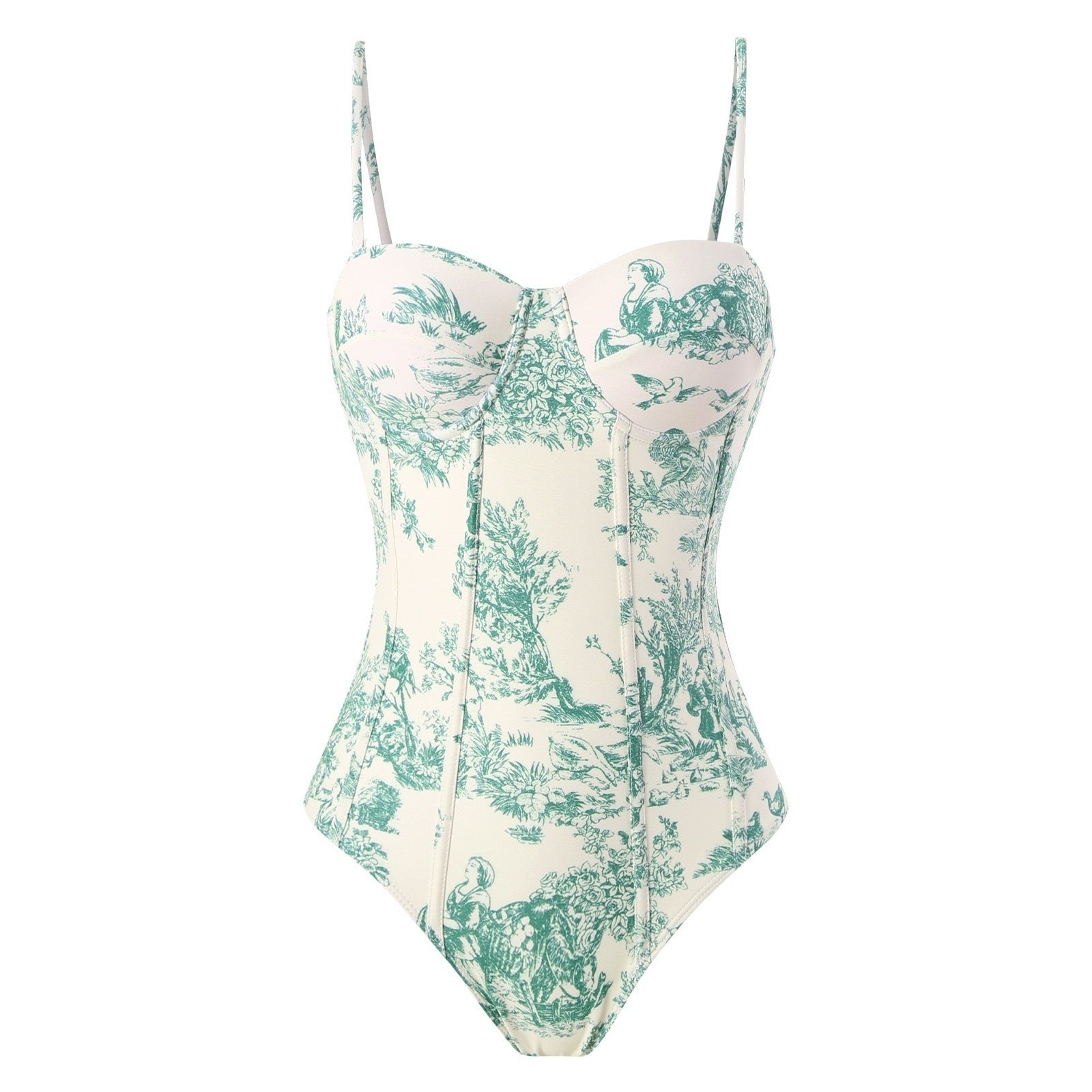Green Single Swimsuit
