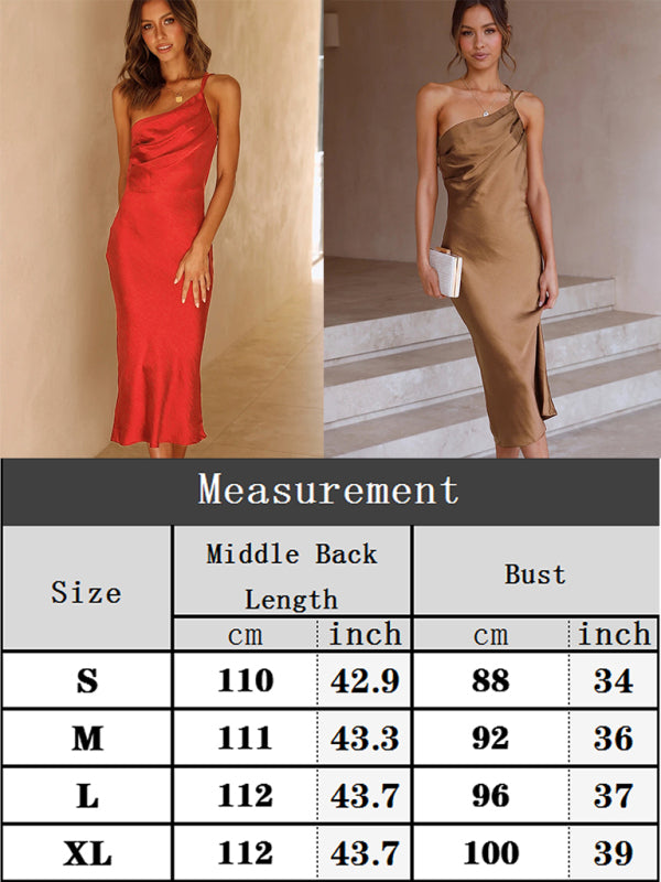 Women's Tie Back Slim Fit Fashion Mid Length Dress Dress