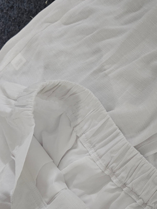 Fashion casual short trousers and long-sleeved shirt set